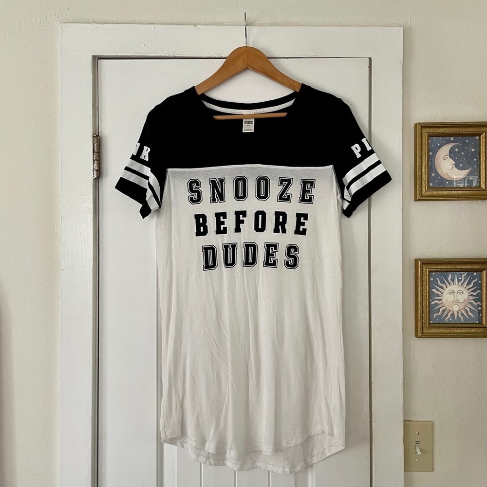2015 Victoria's Secret PINK Size S "Snooze Before Dudes"